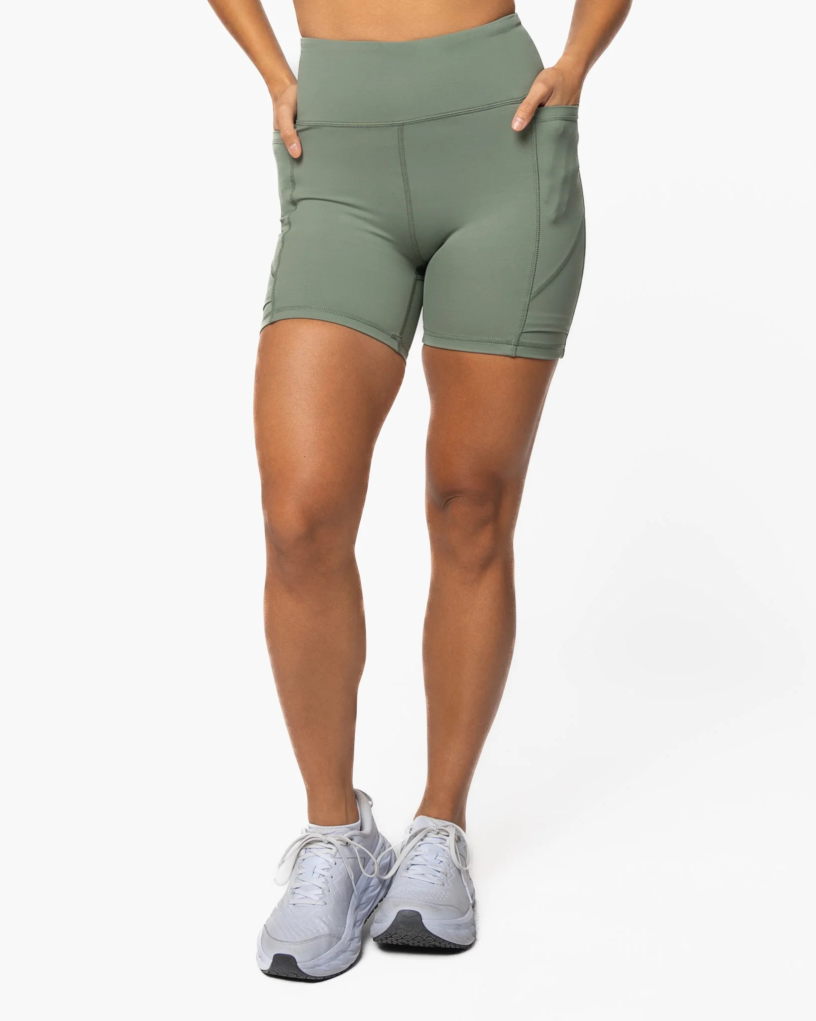 Lux Baseline Shorts (5 in. inseam) - Olive | Senita Athletics