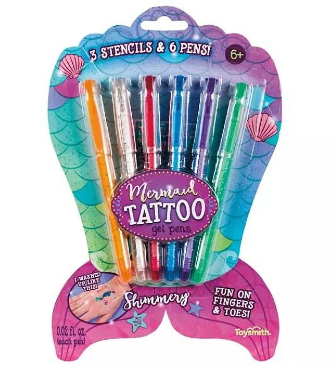 MERMAID TATTOO GEL PENS - Mermaid | Walmart (US)