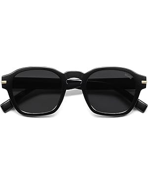 SOJOS Vintage Retro Square Polarized Sunglasses Men Standard Fit Trendy Womens Sun Glasses SJ2382 | Amazon (US)