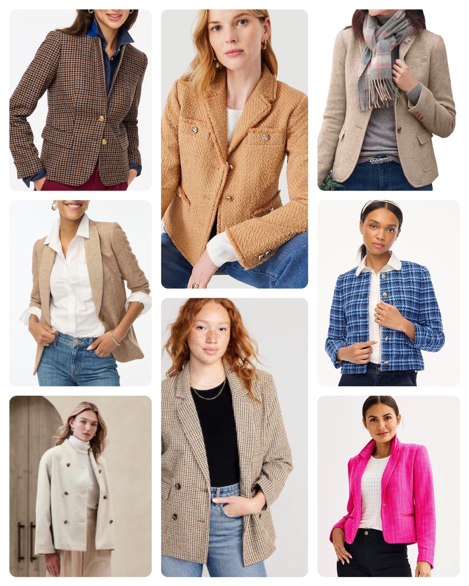 Tweed blazers!

#LTKSeasonal #LTKworkwear