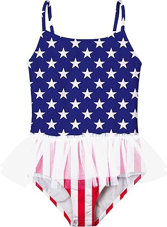 swimsobo Girls Swimsuits One Piece Tutu Mermaid Bathing Suits Quick Dry Swimwear with Cross Adjus... | Amazon (US)