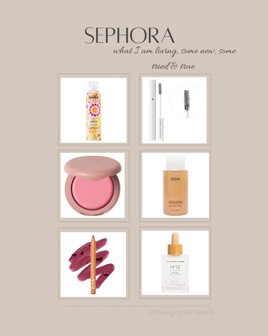 Sharing a few favorite beauty items.  Most are tried and true.  I just bought the lip pencil and brush by Ilia and am loving them!  Being in my 40s the lip crayon is so helpful for creating a hydrating but defined lip.

#LTKselfcare #LTKBeauty