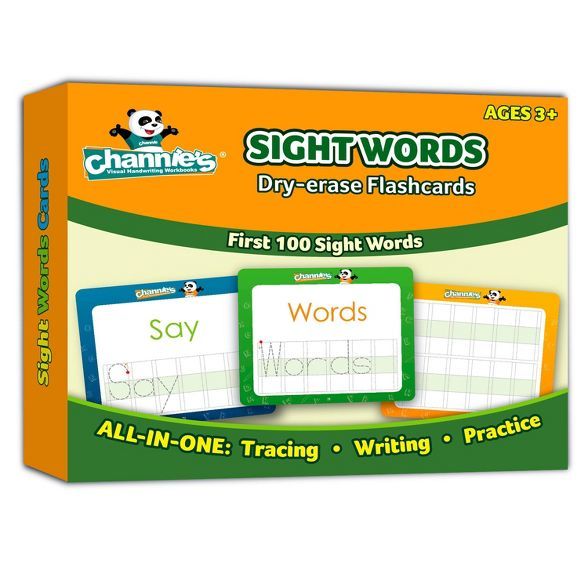 Channie's Dry Erase Sight Words Flash Card | Target