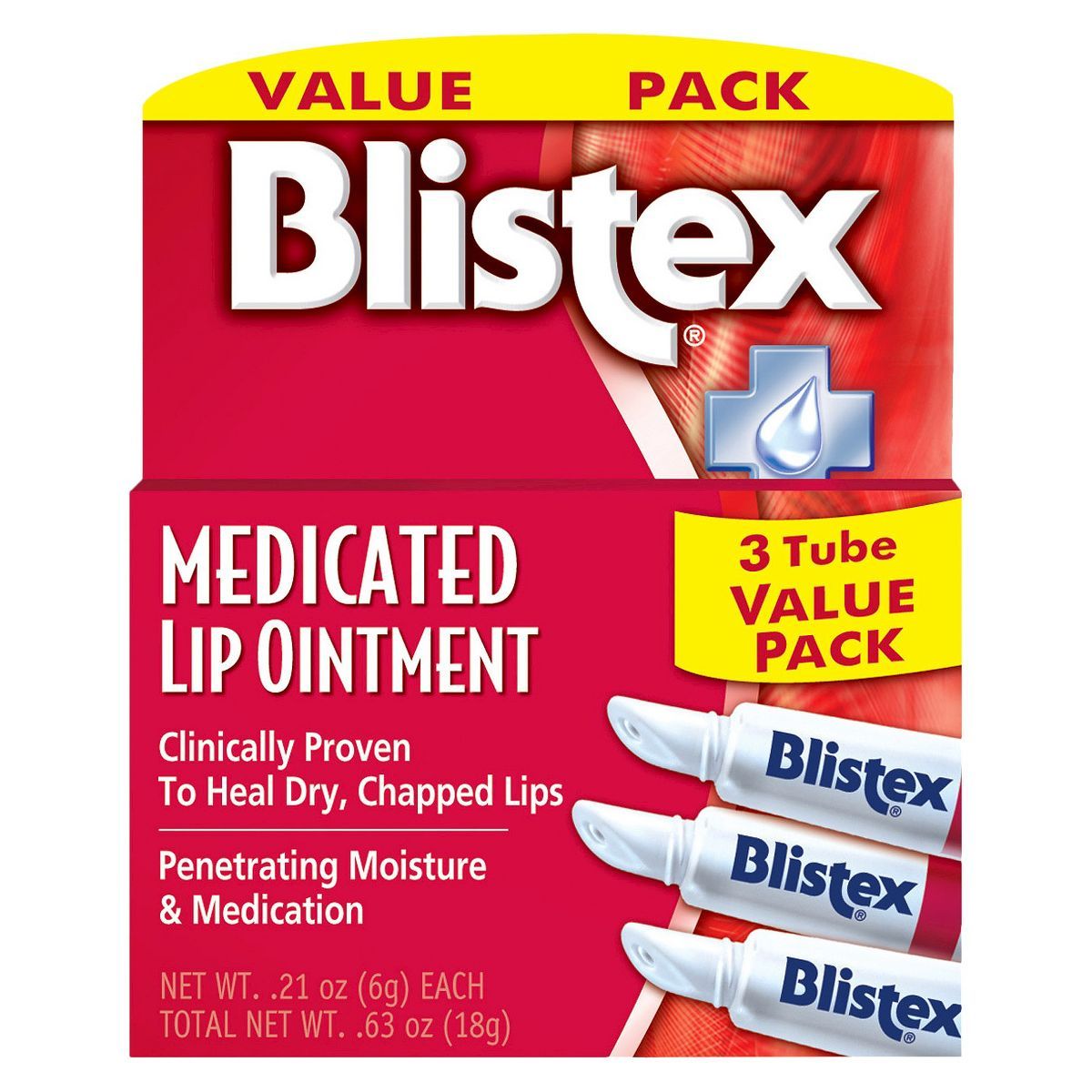 Blistex Medicated Lip Ointment - 3ct/0.63oz | Target