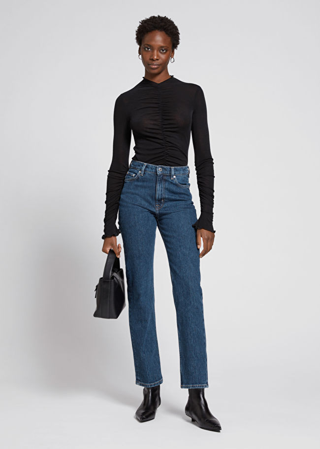 Ruched Flared Sleeve Top | & Other Stories (EU + UK)
