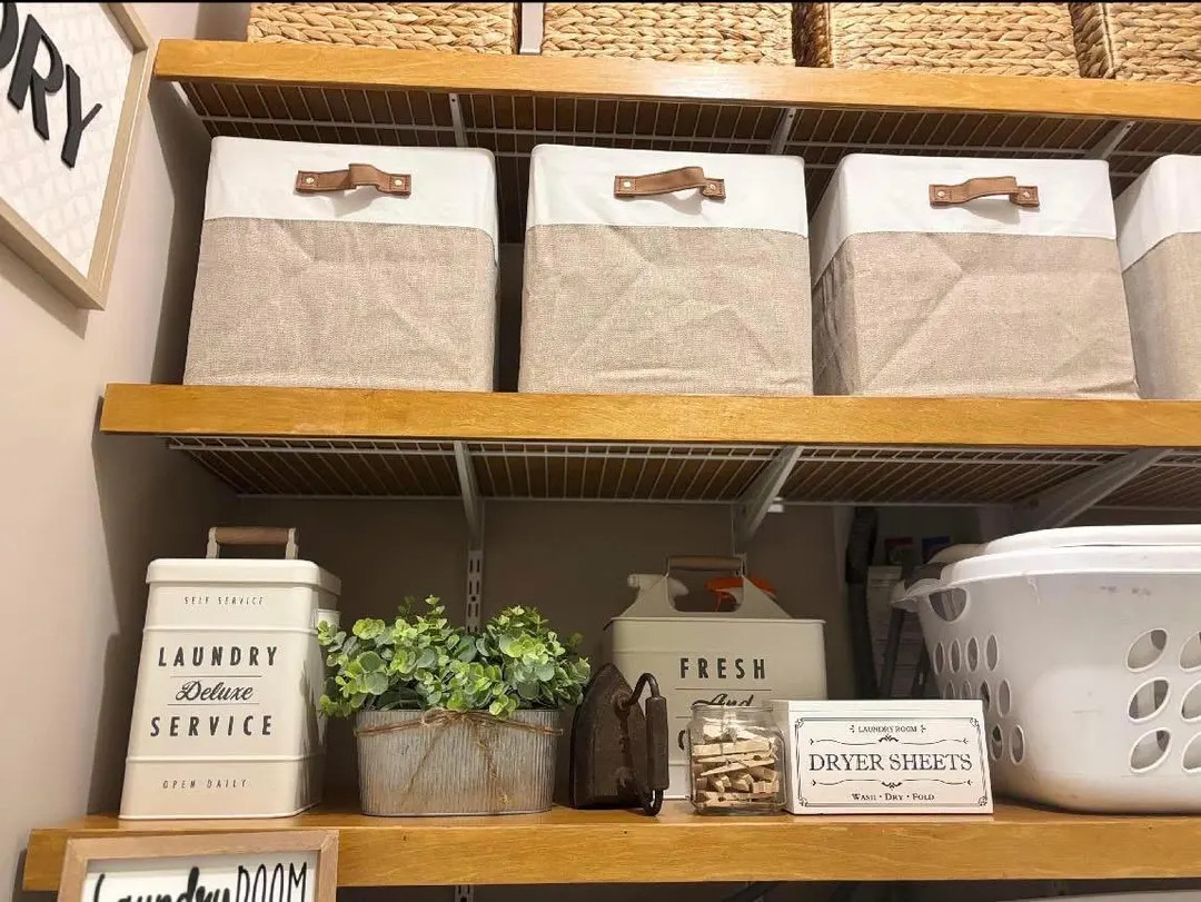 Custom Wood Wire Shelf Cover • Pantry & Closet Shelf Upgrade • Floating Wood Shelf Topper •... | Etsy (US)