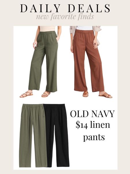 Daily Deals: old navy $14 linen pants!


Queen Carlene, old navy style, casual, spring style, affordable, sale alert, deal alert 

#LTKSeasonal #LTKunder50 #LTKsalealert