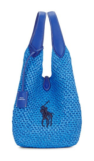 Viscose Raffia Medium Tote in Jellyfish | Revolve Clothing (Global)