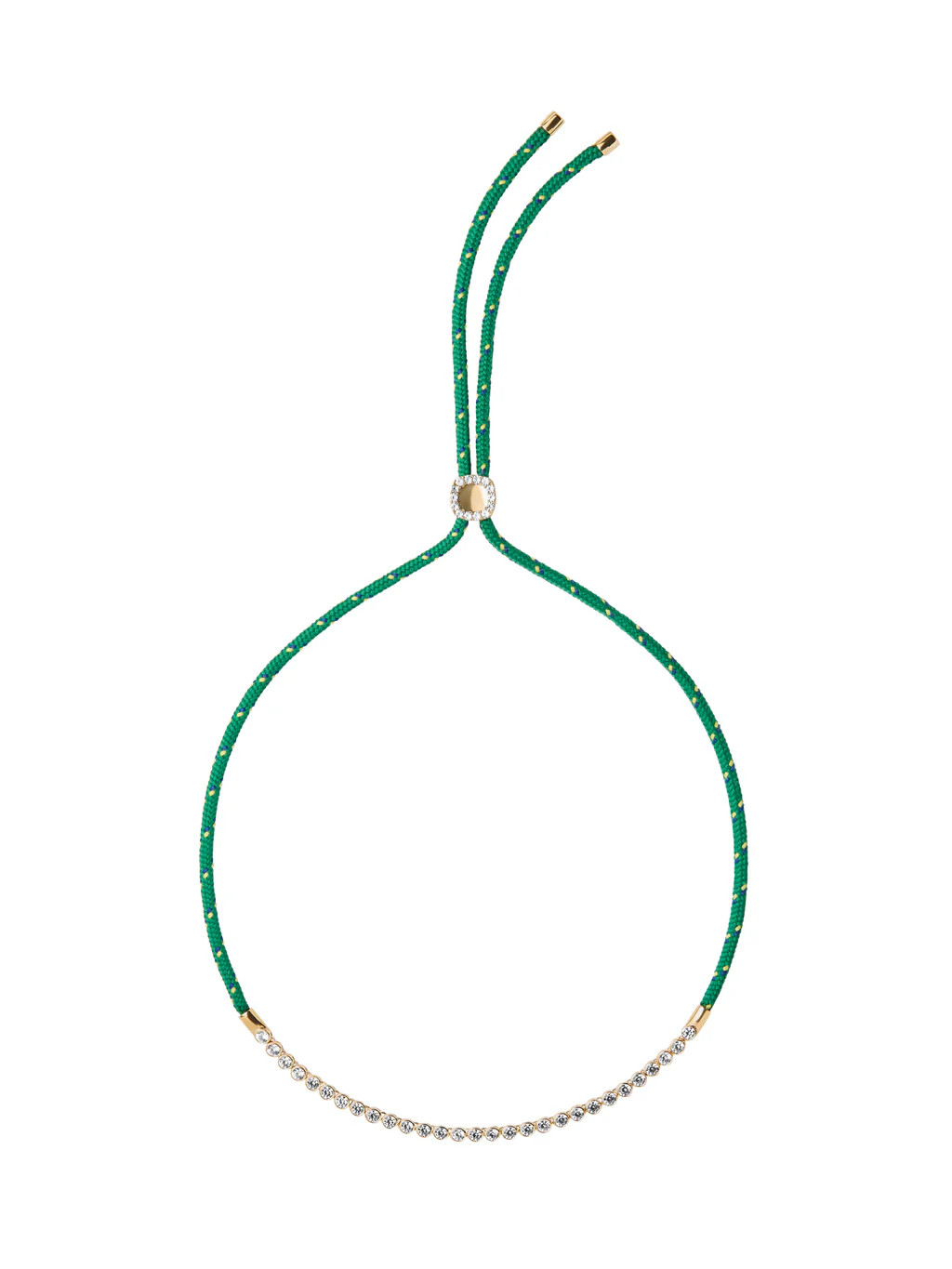 JAMES BEZEL VERT PARACORD NECKLACE, GOLD | Dorsey