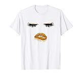 Sexy Lips and lashes with teeth for women T-Shirt | Amazon (US)