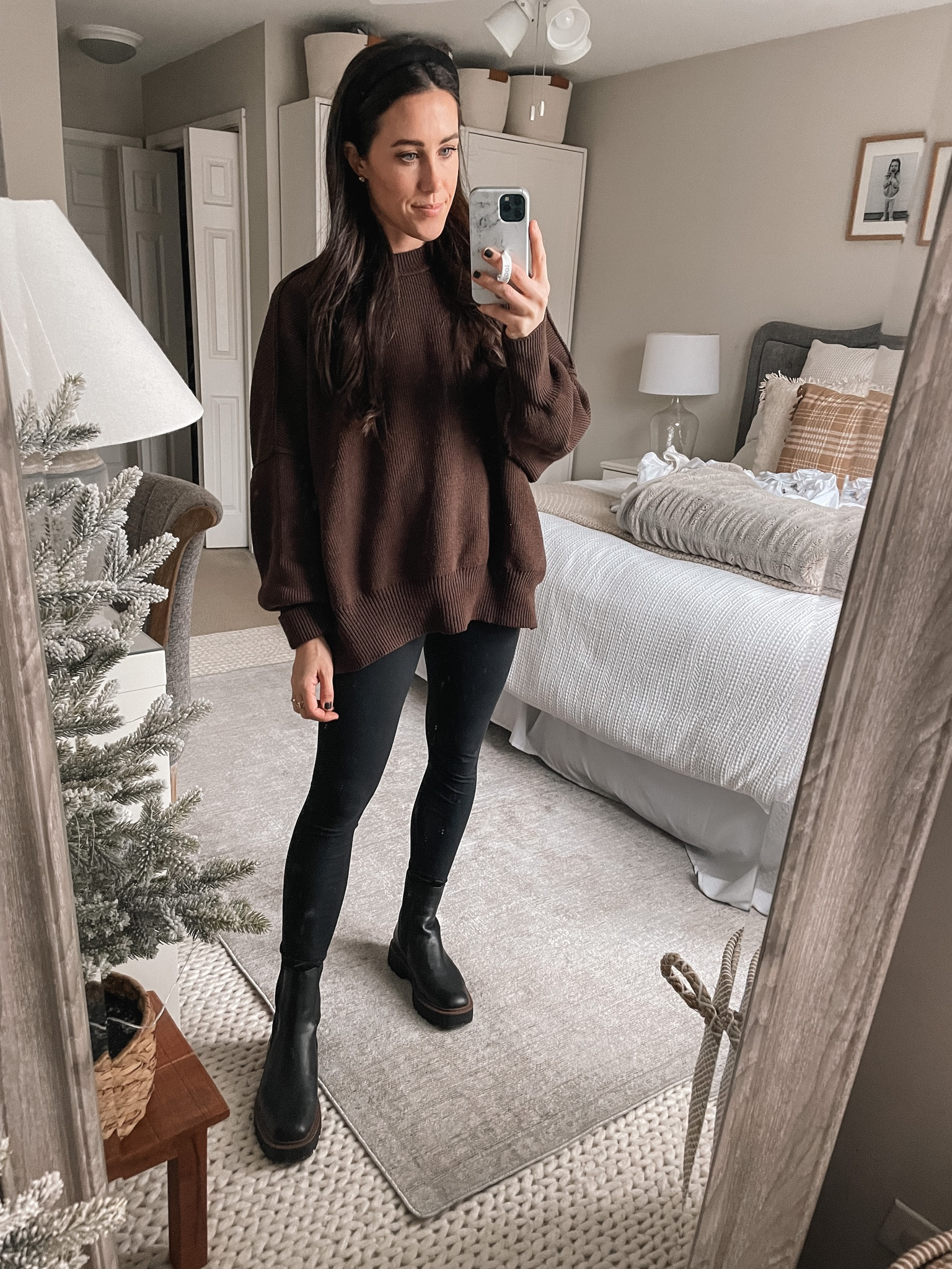 12.15.22
Free People Sweater, Amazon Leggings, Sam Edelman Laguna Boots


#LTKstyletip #LTKSeasonal #LTKunder100