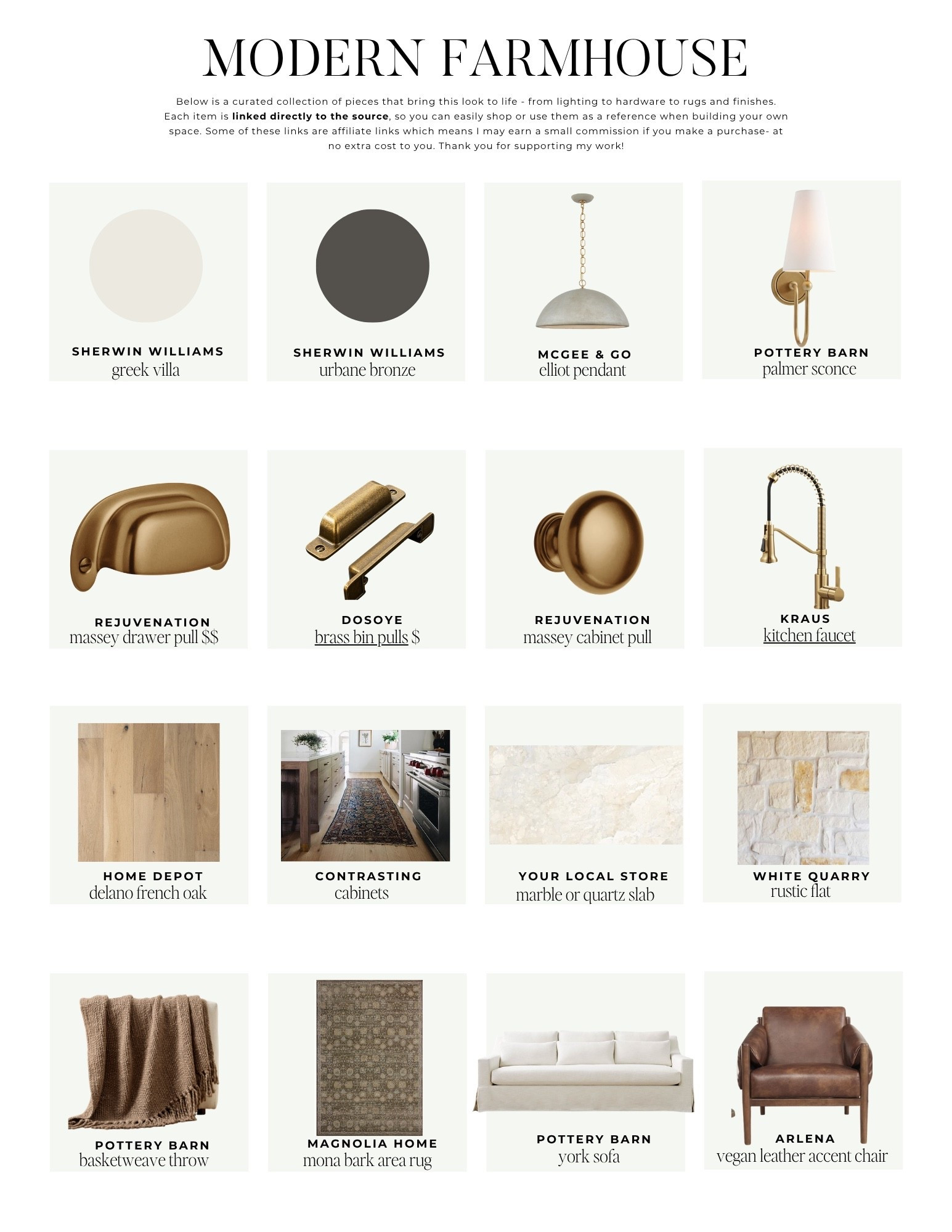 Modern Farmhouse home selections rounded up just for you 🤍🤎

#LTKFamily #LTKHome