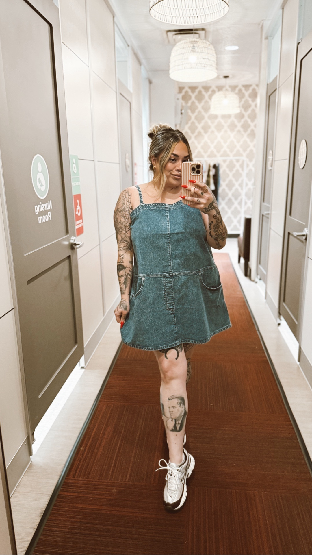 NEW @Target Jean mini dress!! I sized up one so it’d fit the ladies! Wearing XL!


#LTKPetite #LTKMidsize #LTKootd