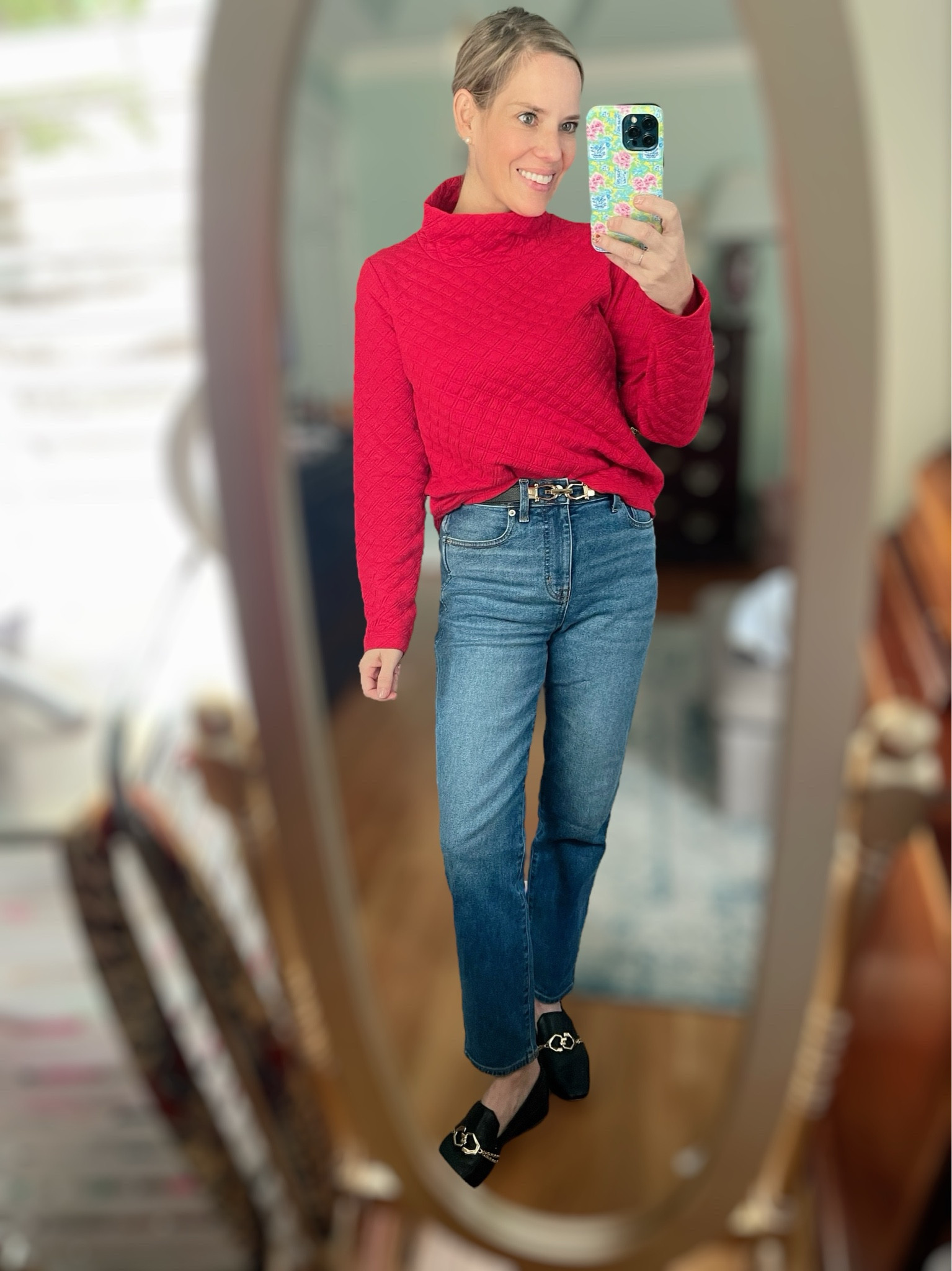 Straight jeans, fall outfit 

#LTKOver40 #LTKFindsUnder100 #LTKFindsUnder50