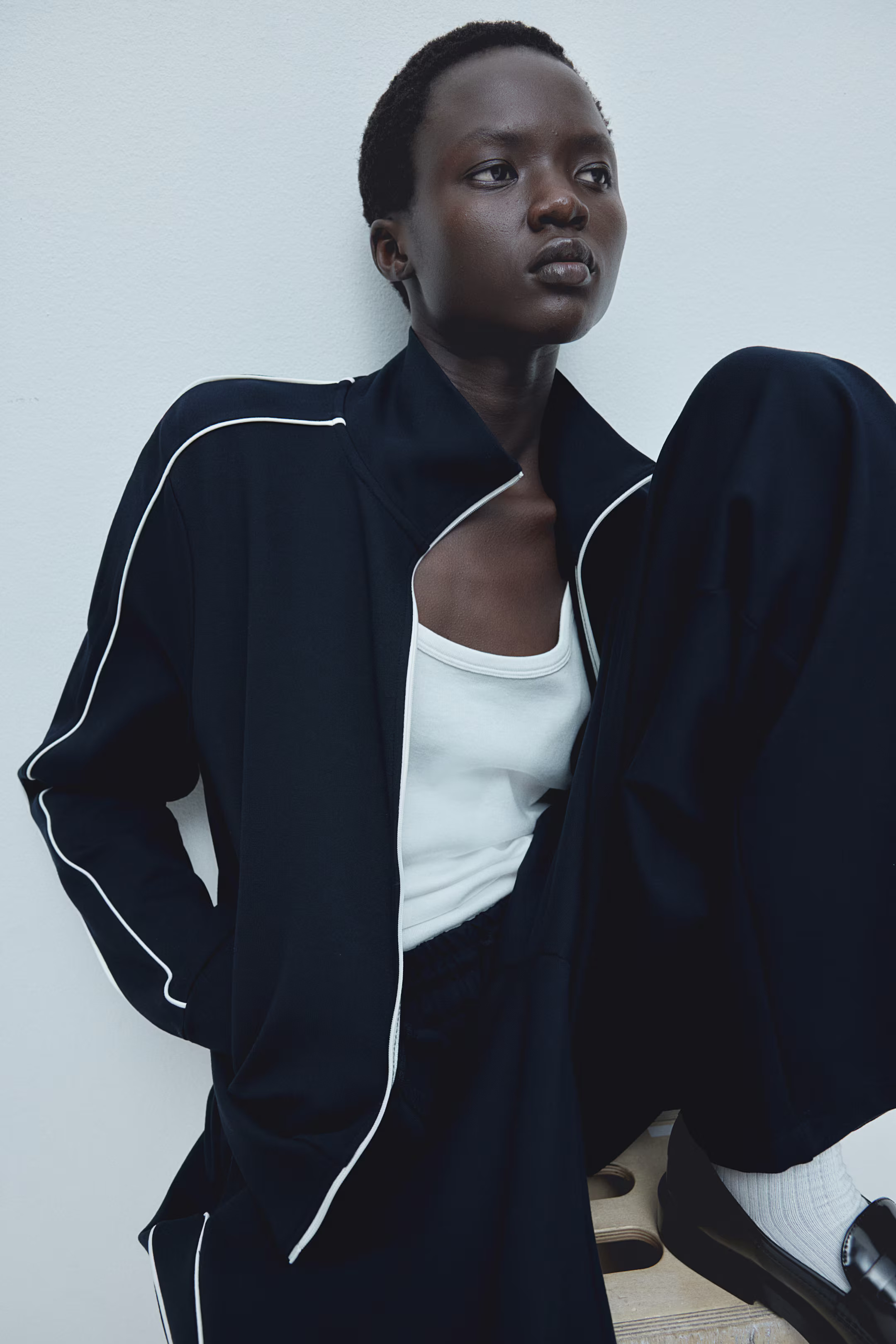 Track Jacket with Piping | H&M (US + CA)
