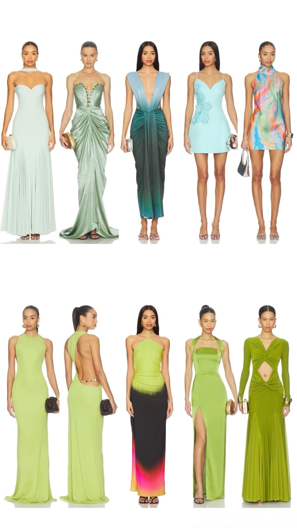 Revolve Green Dresses!

#LTKWedding #LTKgrwm #LTKootd
