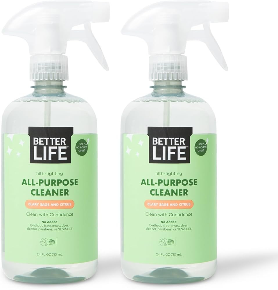 Better Life All Purpose Cleaner - Multipurpose Home and Kitchen Cleaning Spray for Glass, Counter... | Amazon (US)