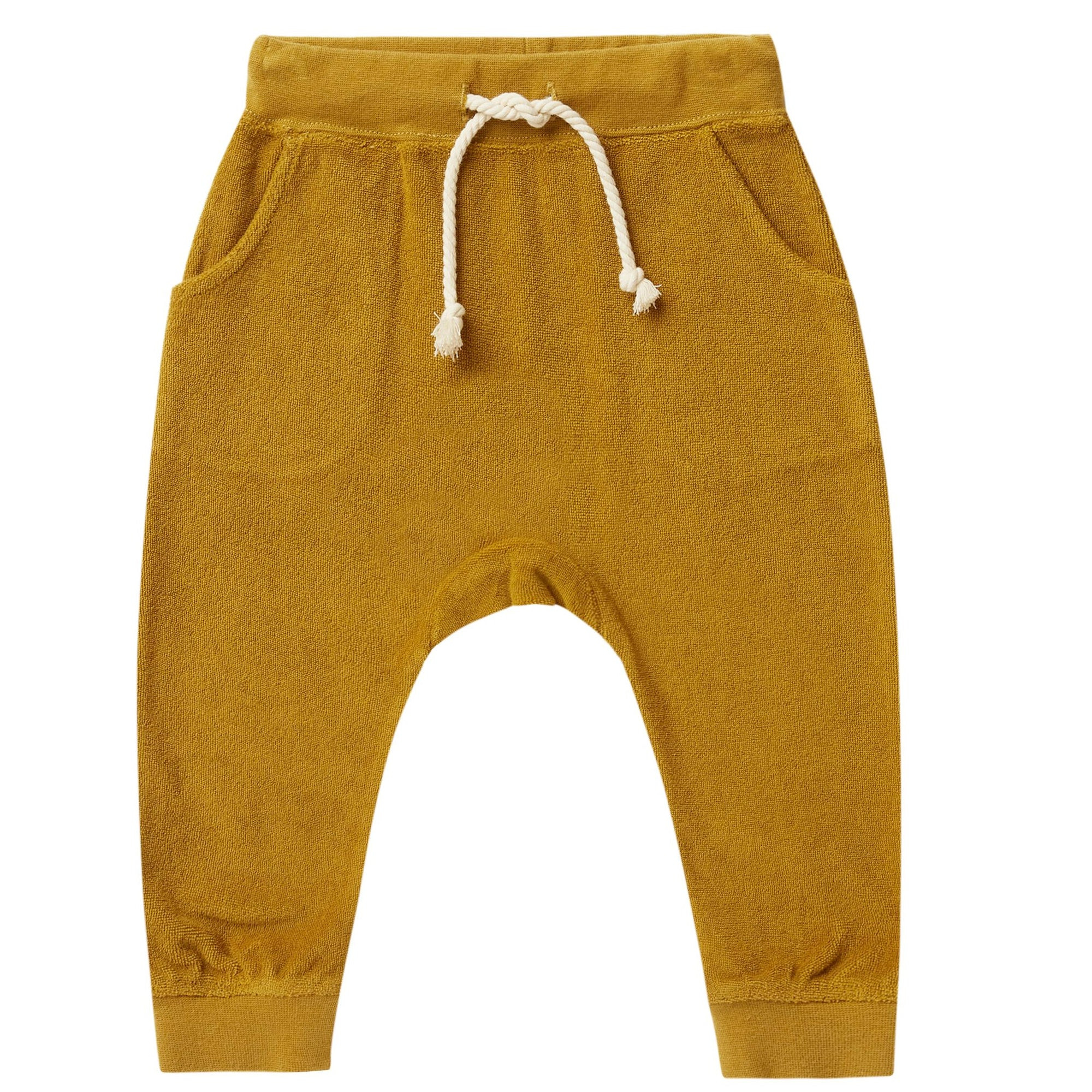 Rylee & Cru Terry Sweatpant, Gold | SpearmintLOVE
