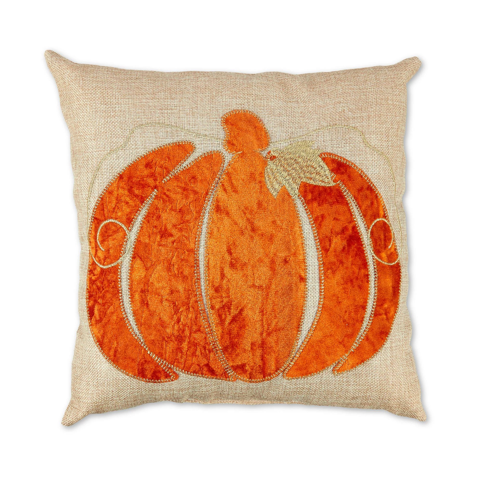Harvest 13 in Orange Pumpkin Decorative Pillow, Way to Celebrate! | Walmart (US)