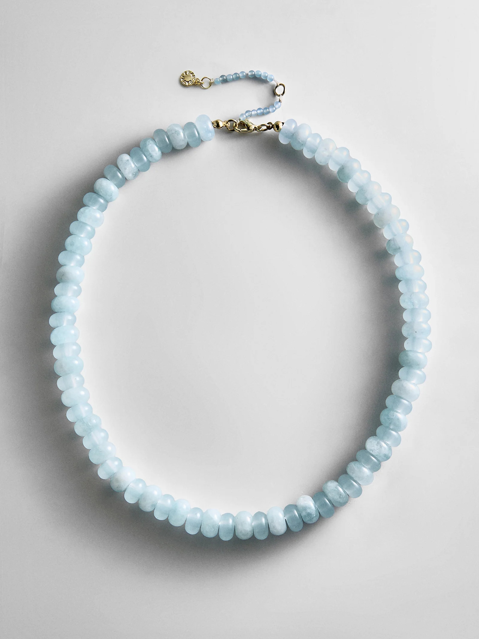 Joyce Semi-Precious Beaded Necklace - Blue Lace Agate | BaubleBar