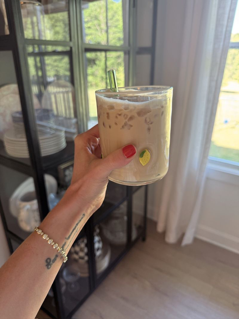 Current afternoon obsession: homemade iced coffee in my cutest little glass 🍋 Something about a fun cup makes it taste even better! 

 #LTKmomlife #LTKselfcare #LTKfoodie