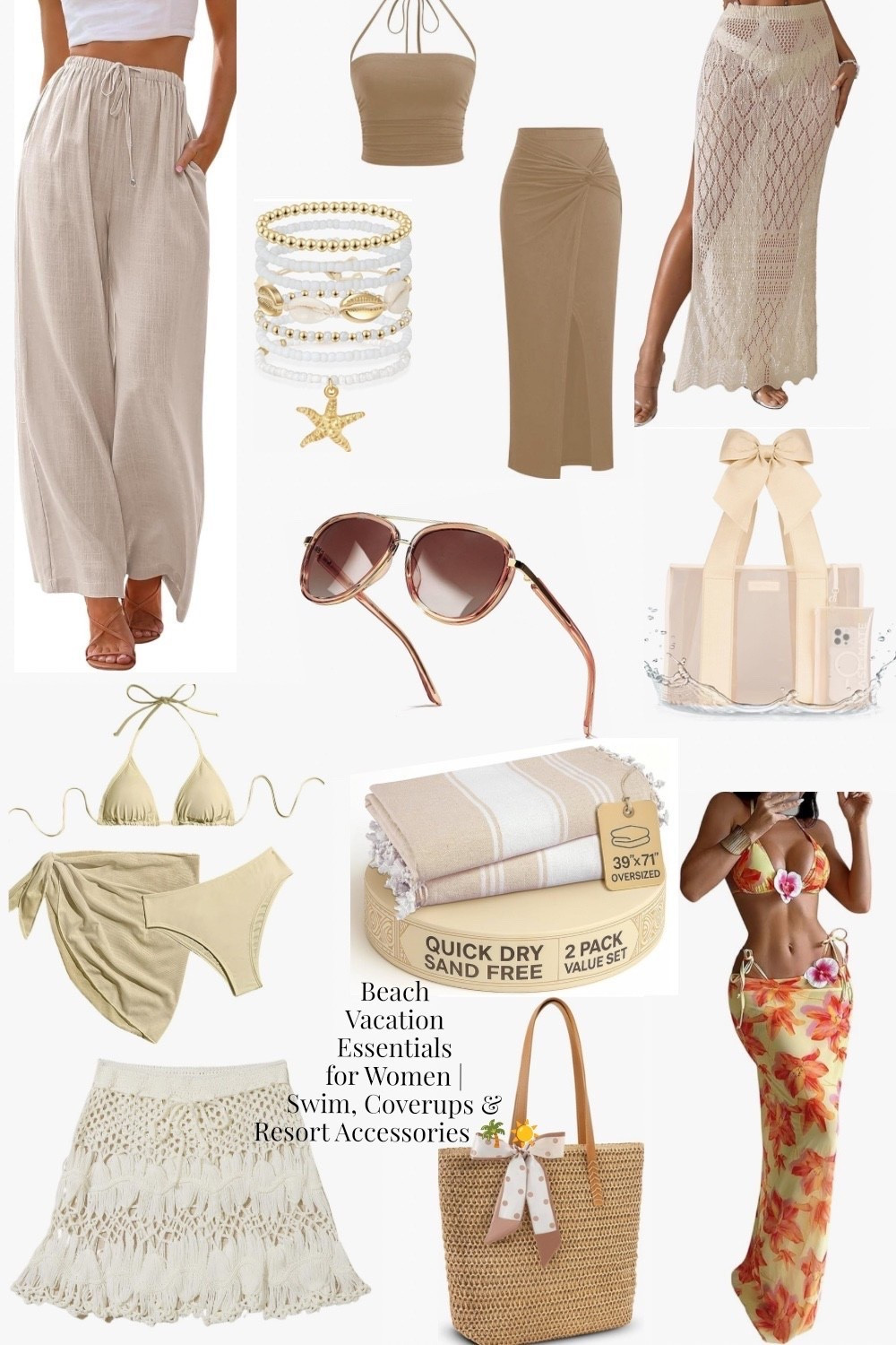 Summer beach essentials you’ll actually use ☀️🏝️ From breezy resortwear cover-ups to oversized tote bags made for sandy days, these are the pieces that make beach days feel effortless and put together ✨

Think: coastal getaways, pool days, vacation outfits, and everything you need to go from beach → lunch → sunset walk with ease 🌊👜

#LTKStyle #Beachwear #ResortWear #SummerOutfits #BeachEssentials #VacationStyle #CoastalStyle #ToteBags #CoverUpStyle #SummerFashion #LTKSummer