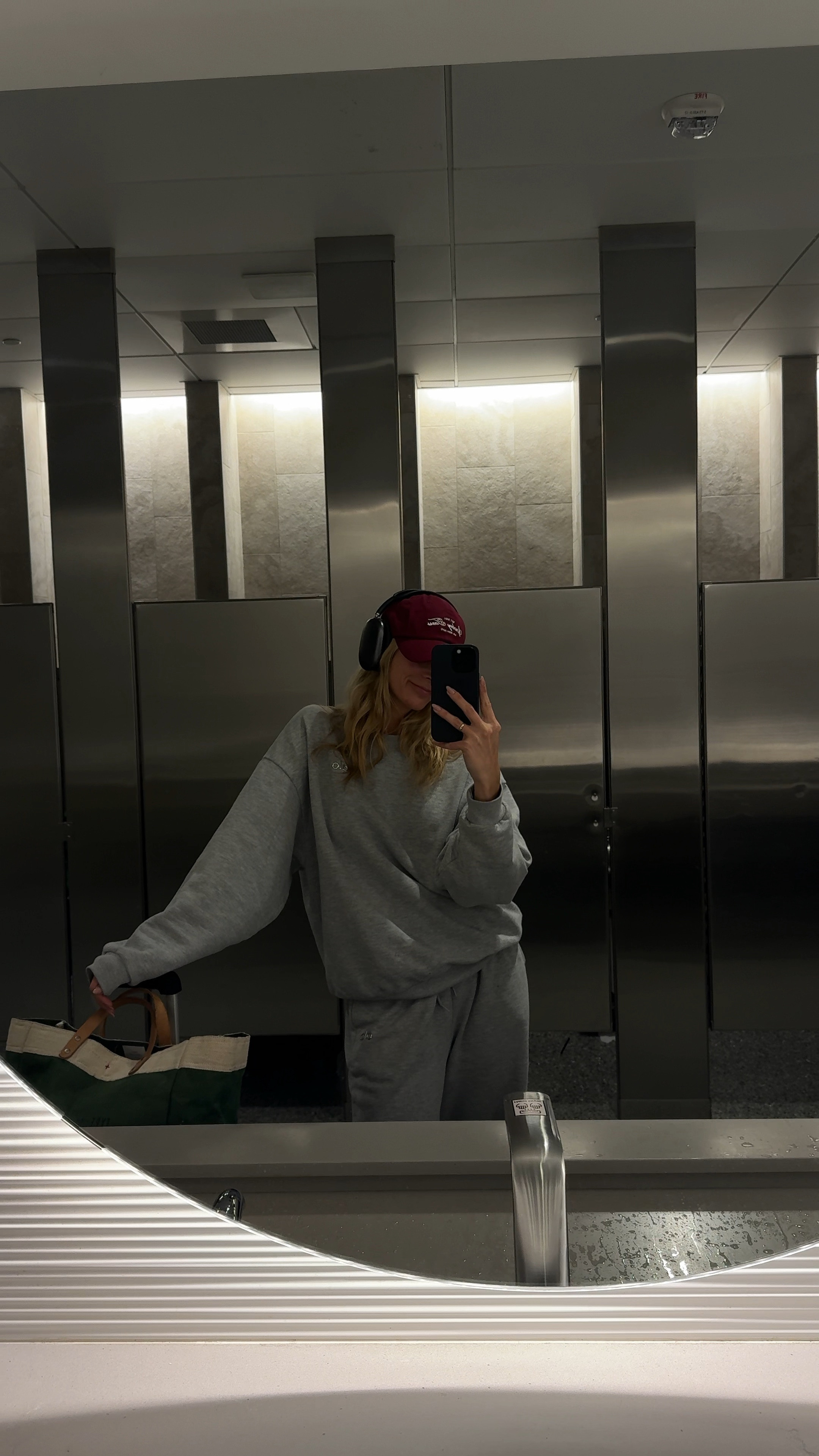 Travel-ready in my fave fit ✈️ Cowboy Tears hat coming soon (not yet on LTK, but fingers crossed!). Wearing medium in both top & bottom—wish I sized up to large in the top for extra cozy.

#Alo #TravelFit #SweatSet

#LTKStyleTip #LTKTravel