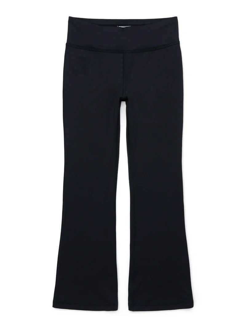Athletic Works Girls Active Flare Leggings with UPF 30, Sizes 4-18 & Plus | Walmart (US)