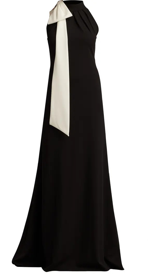 Bow Detail Sleeveless Gown | Nordstrom