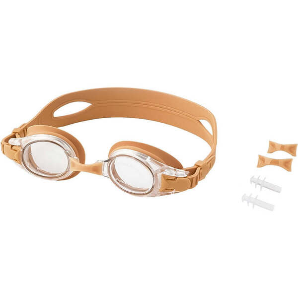 Anti UV + Fog Swim Goggles, Buckwheat | Maisonette