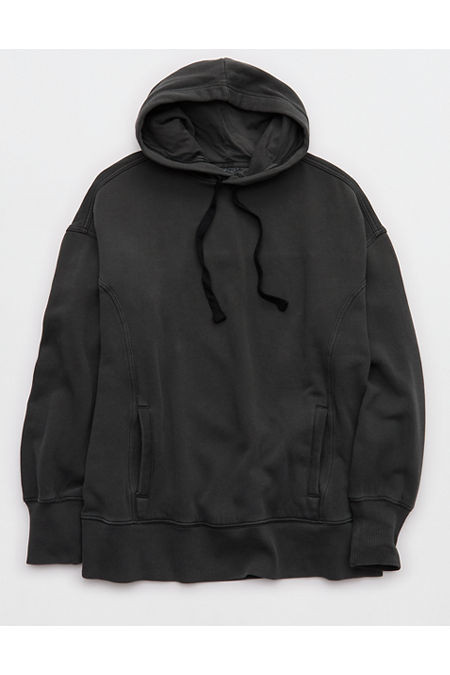 Aerie Travel Hoodie Women's Smoked Gray M | Aerie