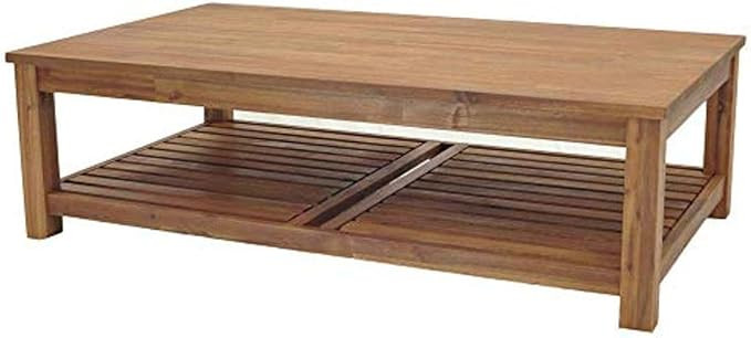 New Pacific Direct Tiburon Coffee Table ,Solid Acacia Wood,Amber Brown | Amazon (US)