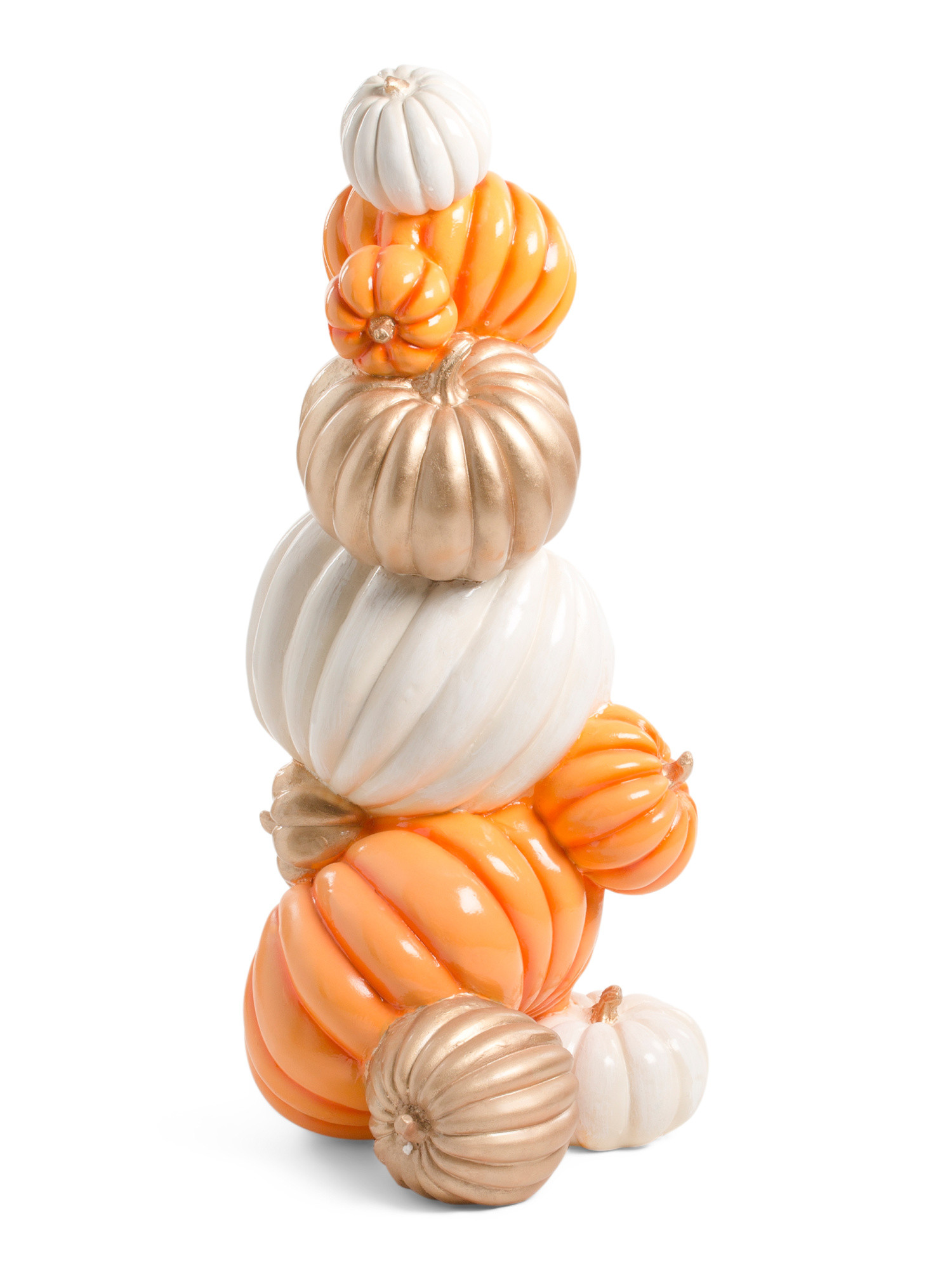40in Outdoor Safe Stacked Pumpkins With Glossy Finish | Fall Decor | Marshalls | Marshalls