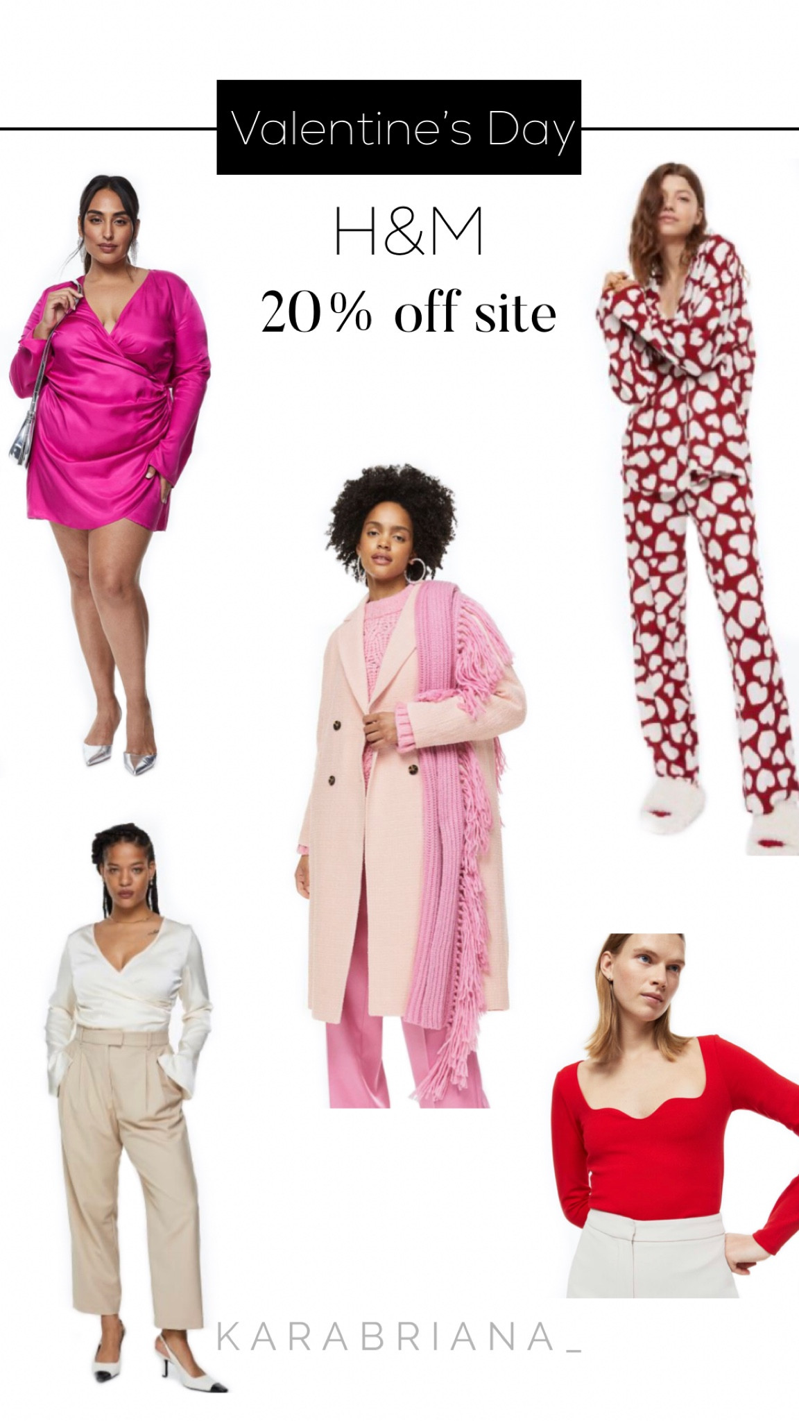 Great Valentine’s Day options at H&M plus the site is 20% off!!!🥳 

#LTKstyletip #LTKunder100 #LTKSeasonal
