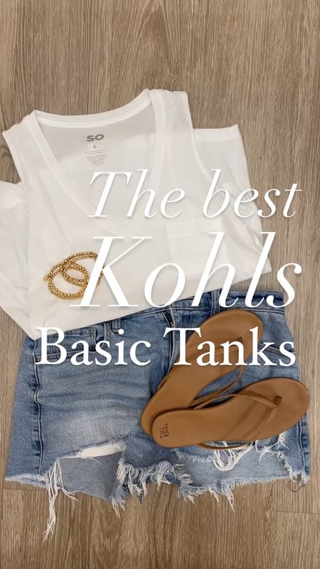 Like and comment “BASIC TANKS” to get all links sent directly to your messages: these tanks from kohls are so good! They come in so many colors, so soft and a great price on sale for $11 ✨ 
.
#kohls #kohlsfinds #kohlsfinds #casualstyle #casualfashion #momstyle #momfashion 

#LTKSaleAlert #LTKFindsUnder50 #LTKStyleTip
