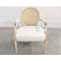 French Provincial Cane Accent Chair | Etsy (US)