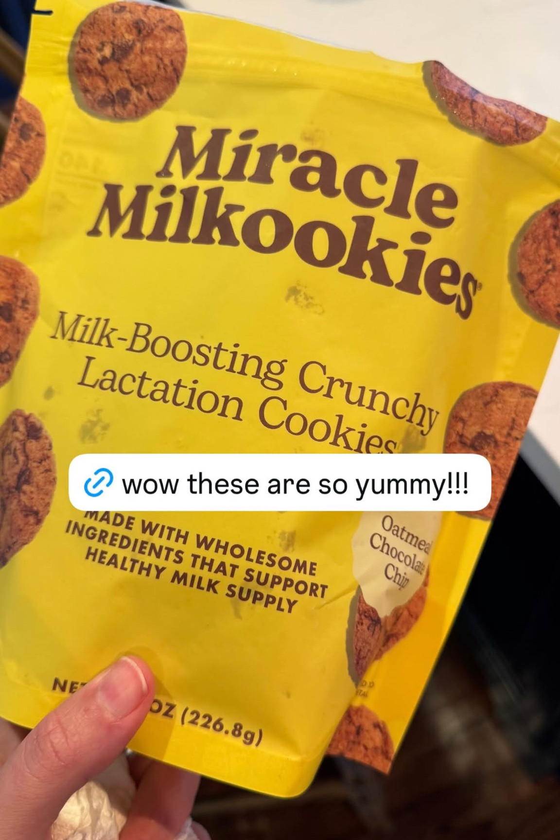 Milk boosting cookies! So good 🙌🏽 #postpartum #momlife #breastfeeding 