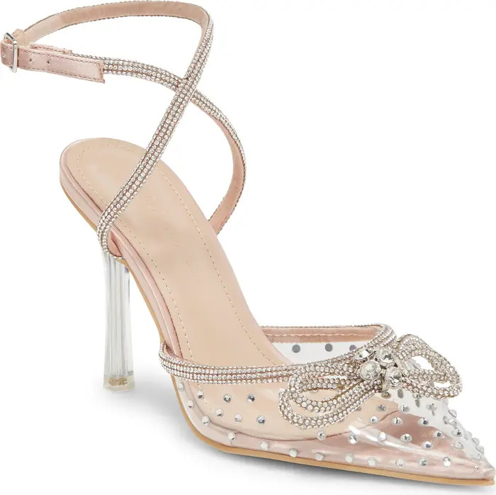 WILD DIVA LOUNGE Rhinestone Embellished Dress Pump (Women) | Nordstromrack | Nordstrom Rack