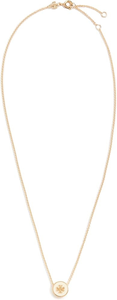 Amazon.com: Tory Burch KIRA ENAMEL PENDANT NECKLACE, Gold/Ivory : Clothing, Shoes & Jewelry | Amazon (US)