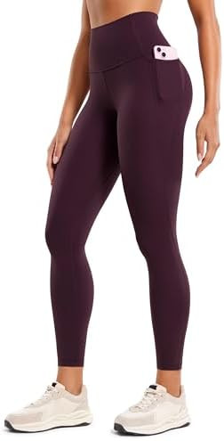 CRZ YOGA Womens Butterluxe Workout Leggings 25" / 28'' - High Waisted Gym Yoga Pants with Pockets... | Amazon (CA)