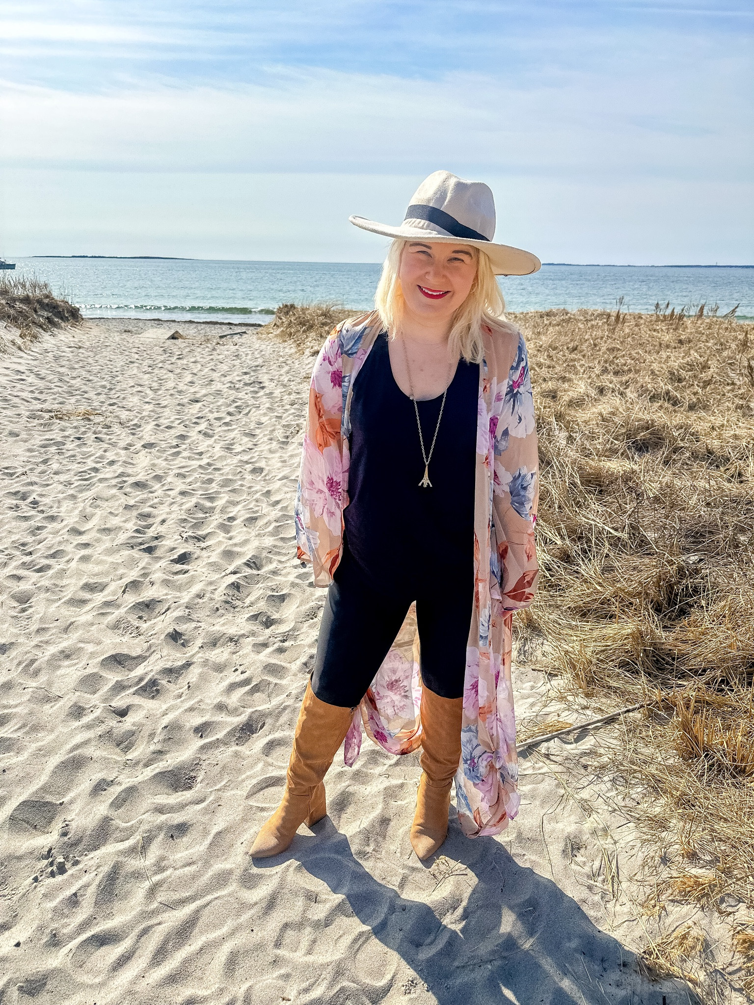 This floral duster is a favorite and perfect for the winter to spring transition. 

#LTKfindsunder100 #LTKstyletip #LTKSeasonal