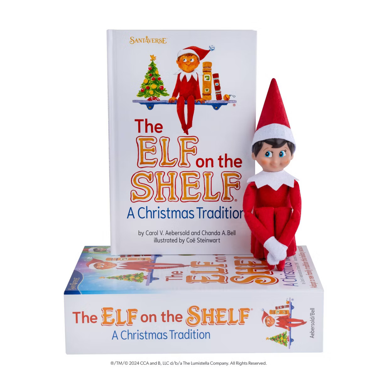 Elf on the Shelf Box Set Boy Scout Elf with Blue Eyes with Storybook | Target