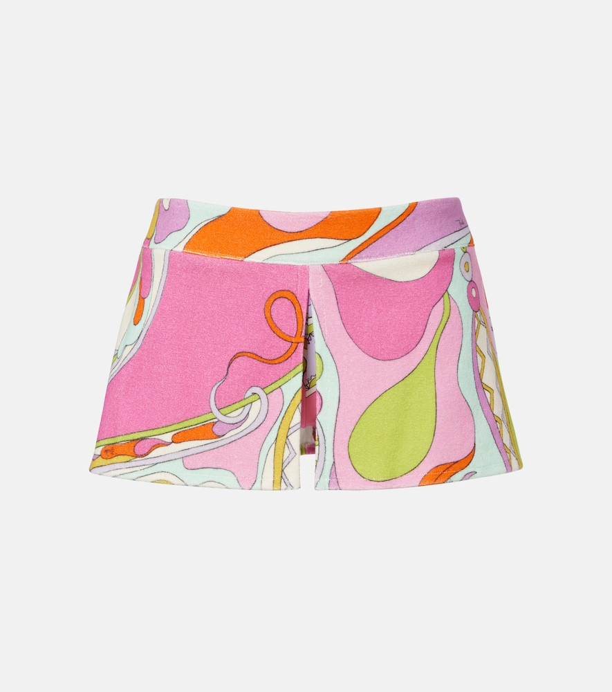 Pucci Orchidee cotton-blend terry skort | Mytheresa (US/CA)