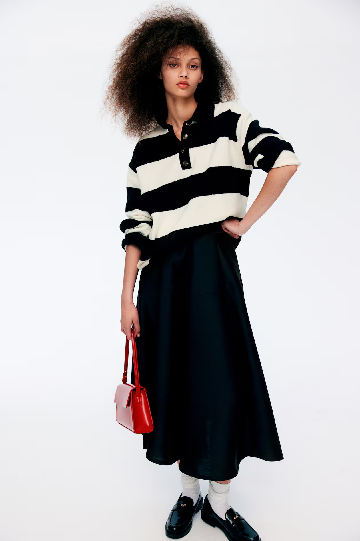 Fine-knit polo shirt | H&M (UK, MY, IN, SG, PH, TW, HK)