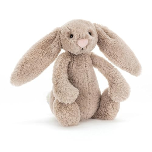 Jellycat Bashful Beige Bunny Stuffed Animal, Small, 7 inches | Amazon (US)