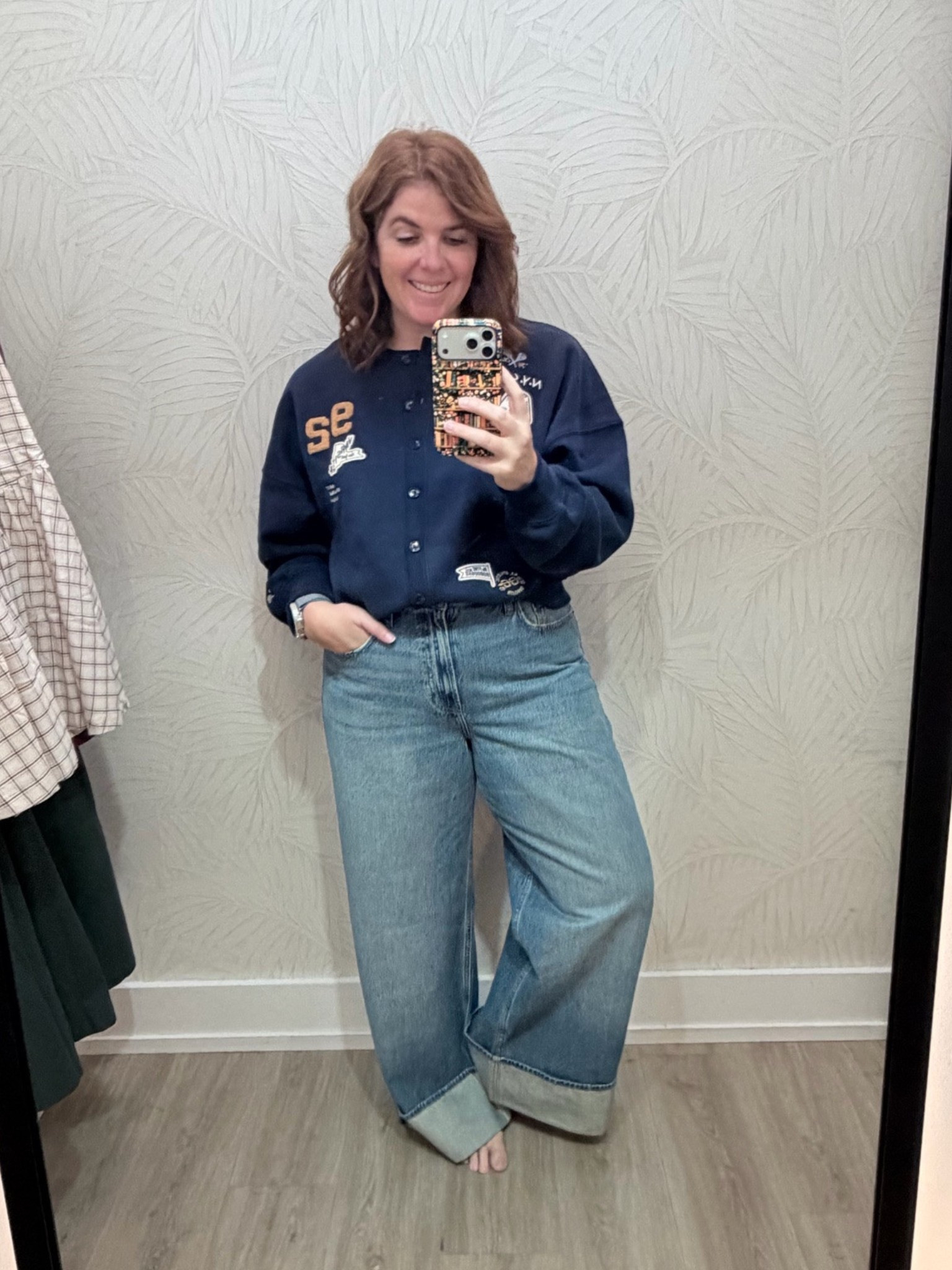 I wish it was cooler in FL because I would live in this outfit! The cardigan and the jeans are perfect separate, but make the perfect outfit together! Both pieces run TTS (I’m in the cure love jeans) and they are also on sale!