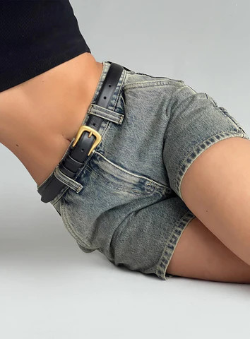 Rowland Belt Black | Princess Polly US