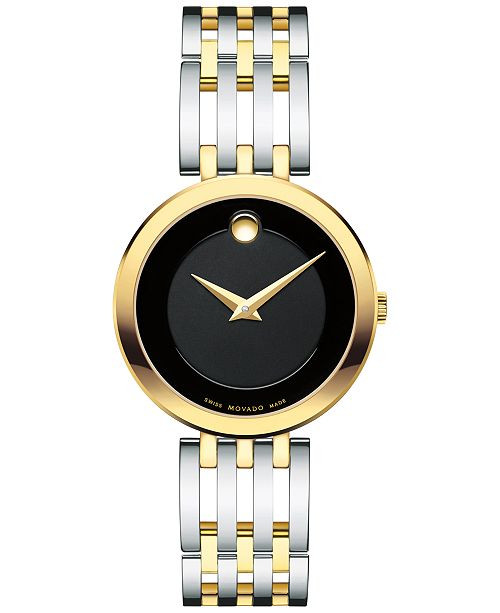 Women's Swiss Esperanza Two-Tone PVD Stainless Steel Bracelet Watch 28mm 0607053 | Macys (US)