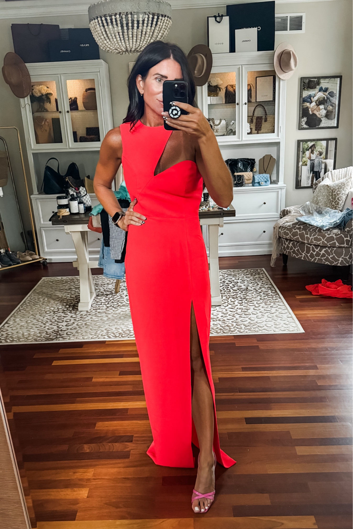 bridesmaids black dresses for wedding Spaghetti Straps Long Black Bridesmaid Wedding Party Dress – FancyVestido main image 1