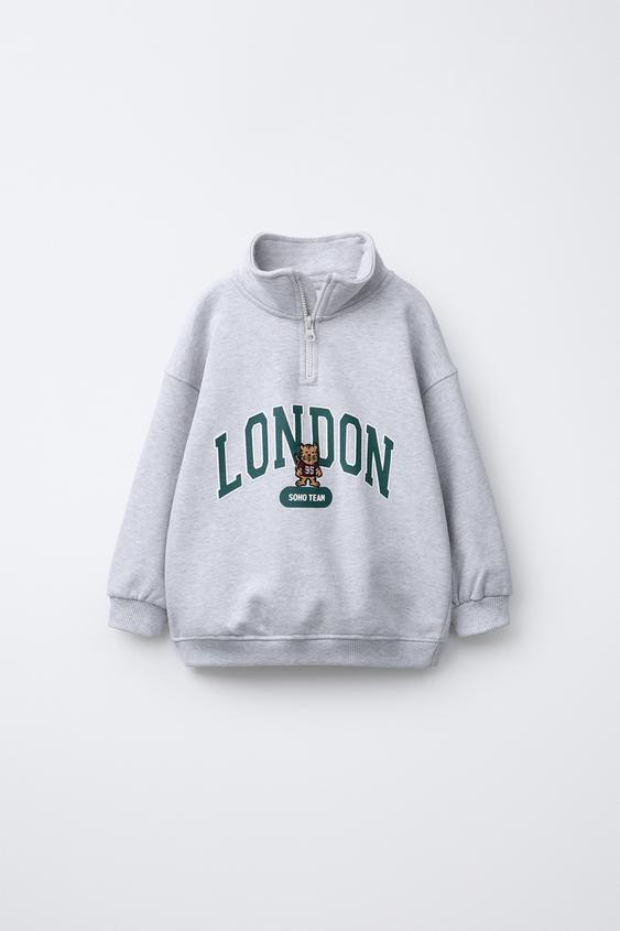 EMBROIDERED BEAR SWEATSHIRT | Zara US